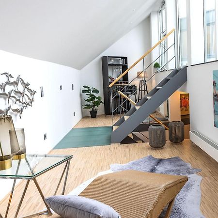 Luxus Wellness Loft - 245Qm - Designwohnen Im Zentrum Gütersloh Extérieur photo