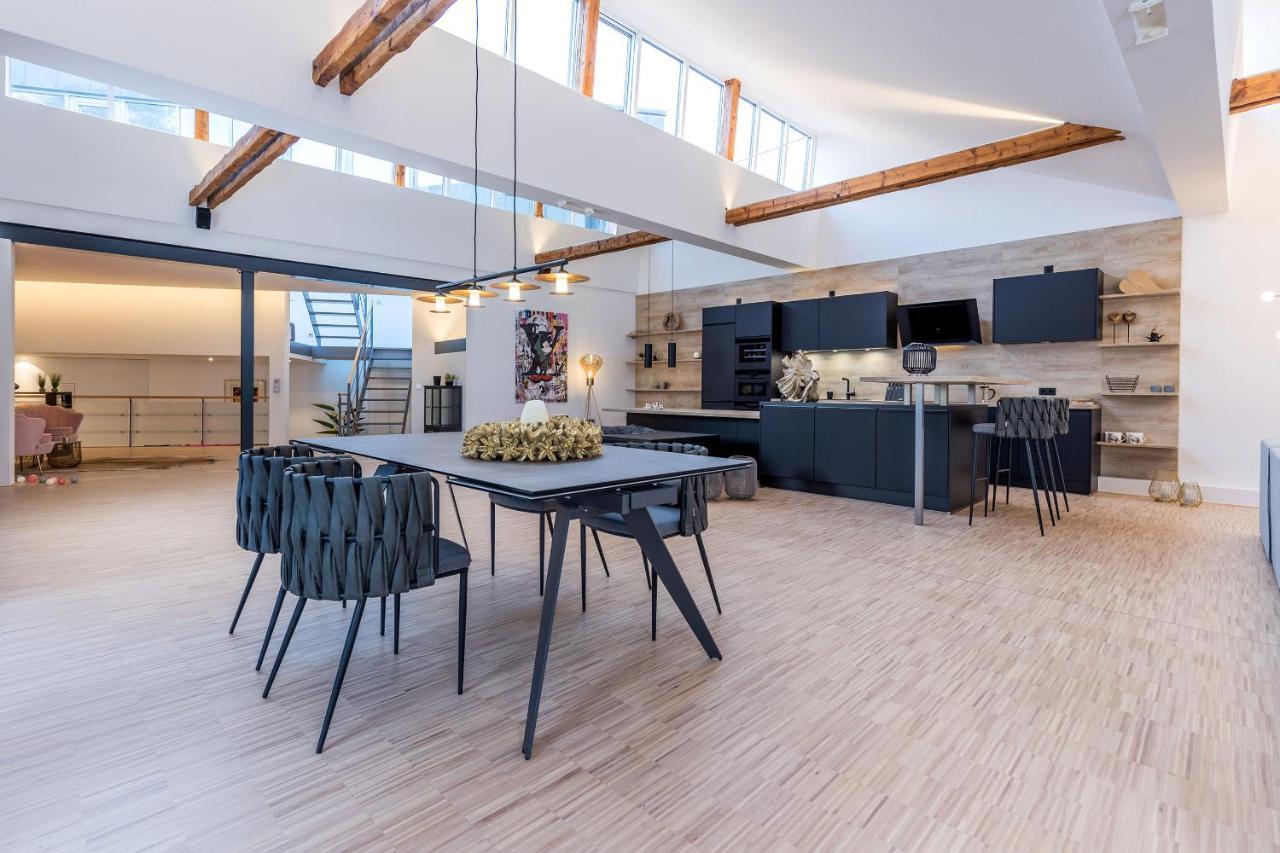 Luxus Wellness Loft - 245Qm - Designwohnen Im Zentrum Gütersloh Extérieur photo