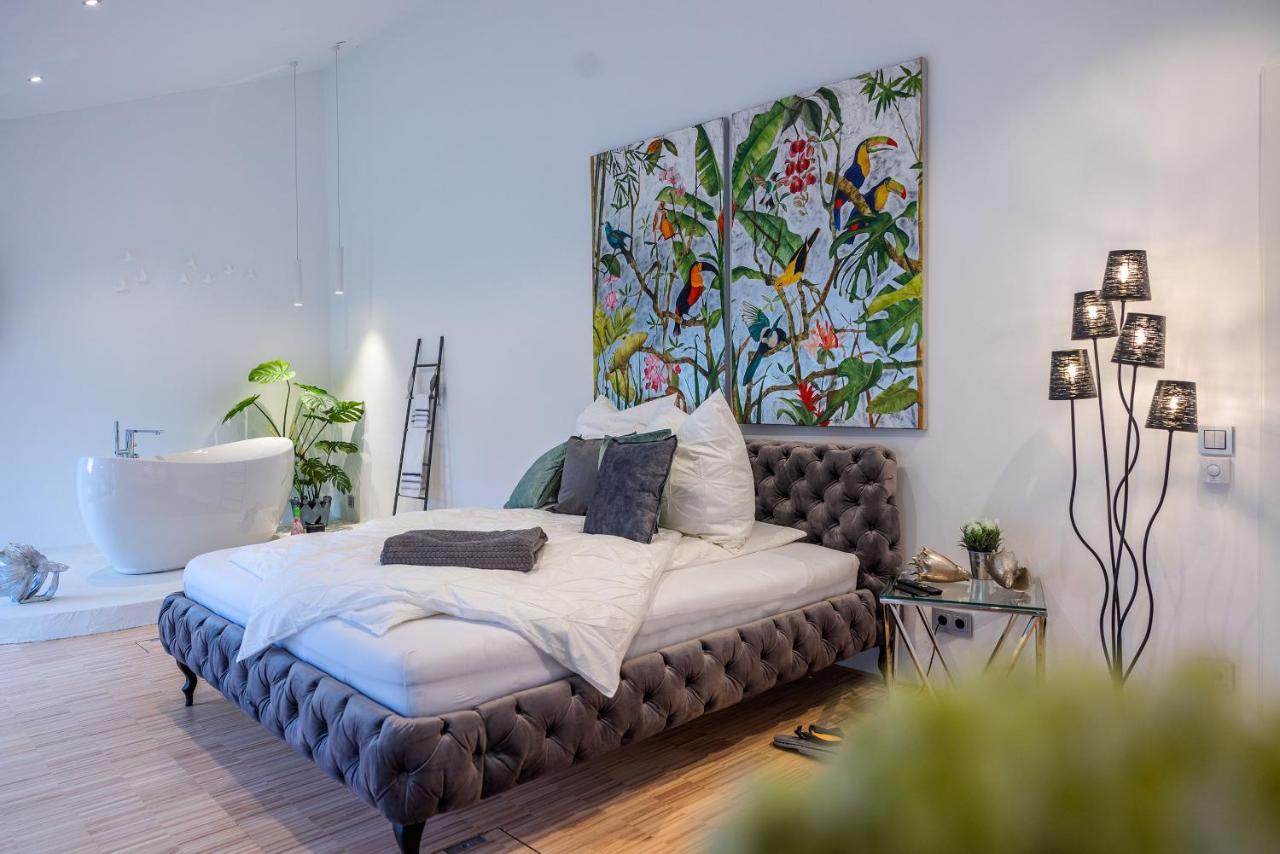 Luxus Wellness Loft - 245Qm - Designwohnen Im Zentrum Gütersloh Extérieur photo